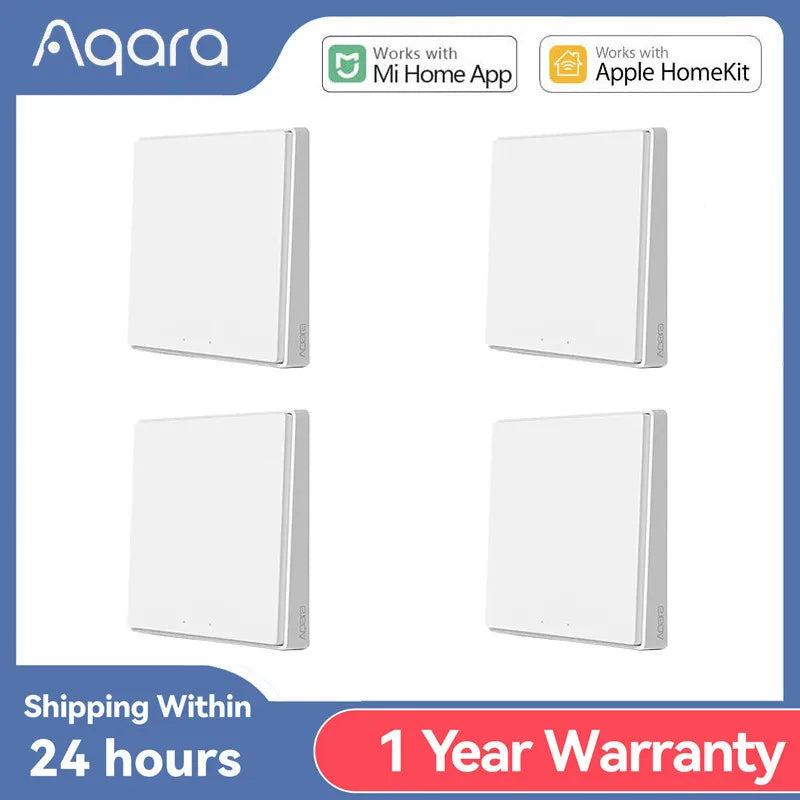 Aqara D1 Smart Zidni Prekidač s Zigbee i Homekit Podrškom