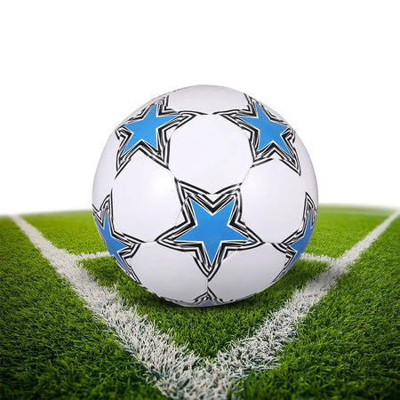 Professional Size 5 PVC Soccer Ball for Matches &amp; Training white