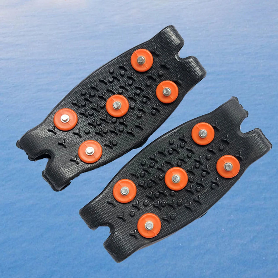 5-Stud Anti-Slip Crampons for Hiking and Snowy Conditions