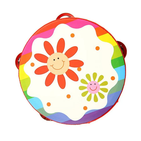 6 Inches Children Hand Drum - Cartoon Pattern Learning Toy Style 7