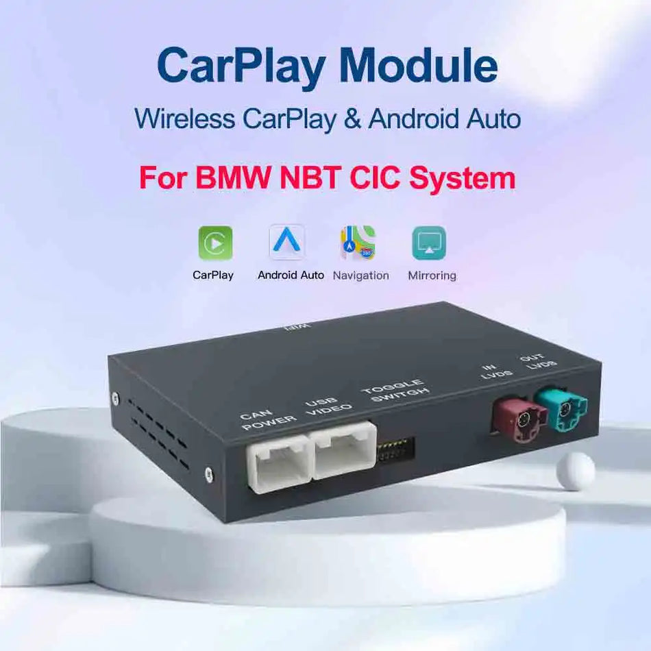 BMW CIC NBT CarPlay and Android Auto Wireless Retrofit Kit