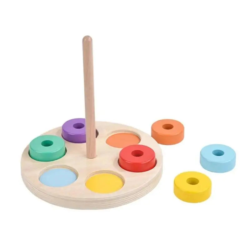 Wooden Building Blocks &ndash; Montessori Rainbow Blocks