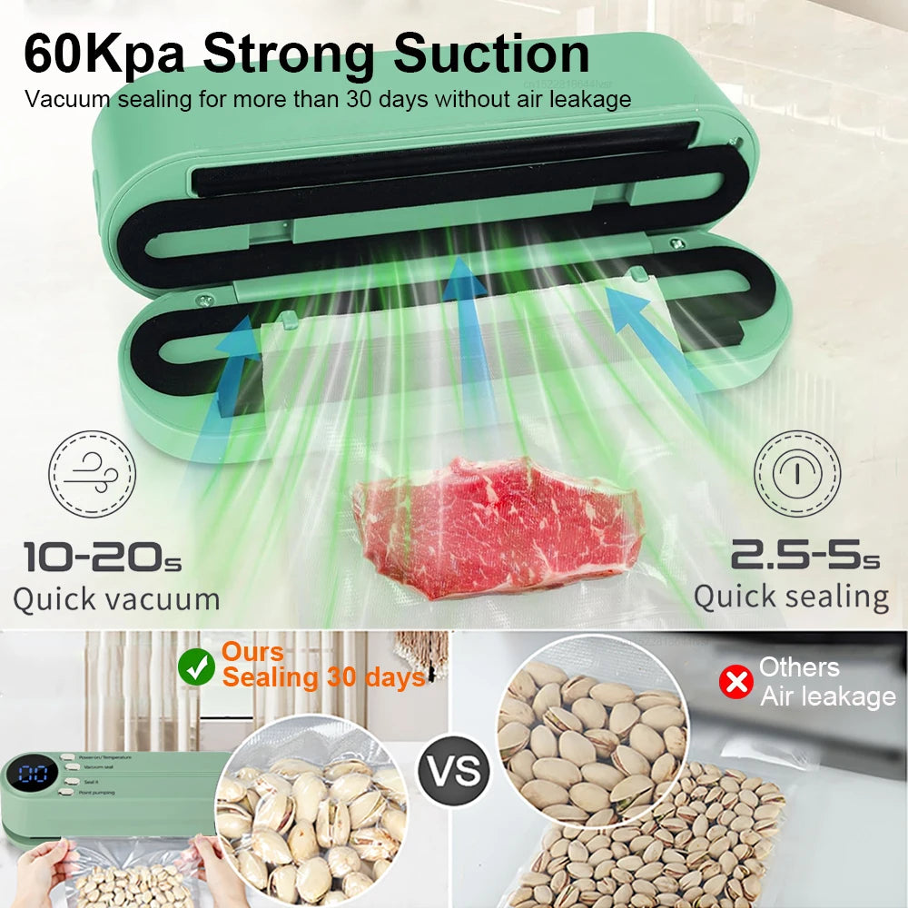 Mini Vacuum Sealer &ndash; Wireless USB Rechargeable Portable