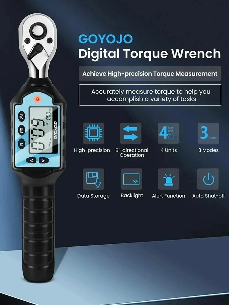 Goyojo Mini Digitalni Moment Ključ za Bicikl i Auto 3 Veličine