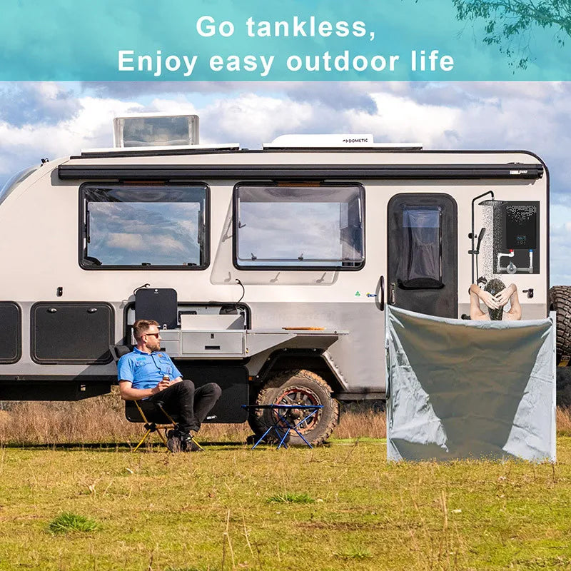 Instant Electric Water Heater Shower - Temp Display