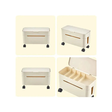 charging cable storage box desktop data cable organization box with lidcompartments and cable management box by InterCyprus Trading Ltd