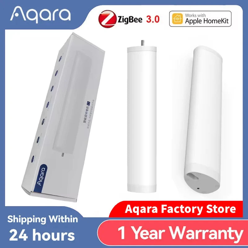 Έξυπνος Κινητήρας Κουρτίνας Aqara C2, Αθόρυβος Zigbee Με Φωνητικό Έλεγχο Και HomeKit