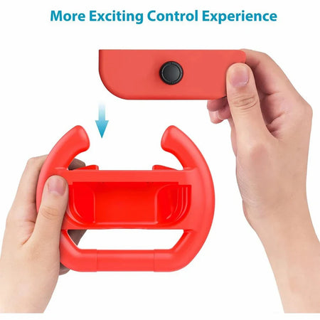 Gaming Racing Steering Wheel Grip For Nintendo Switch OLED &ndash; Enhanced Control And Comfort