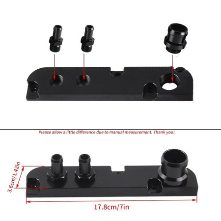 Aluminum PCV Adapter Set for VW Audi Seat Skoda 2.0 TFSI EA113 Gen 1 2 by InterCyprus Trading Ltd