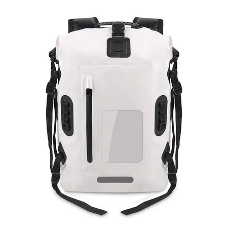 30L Waterproof Dry Bag Camping Backpack &ndash; Leakproof White / 30 - 40L