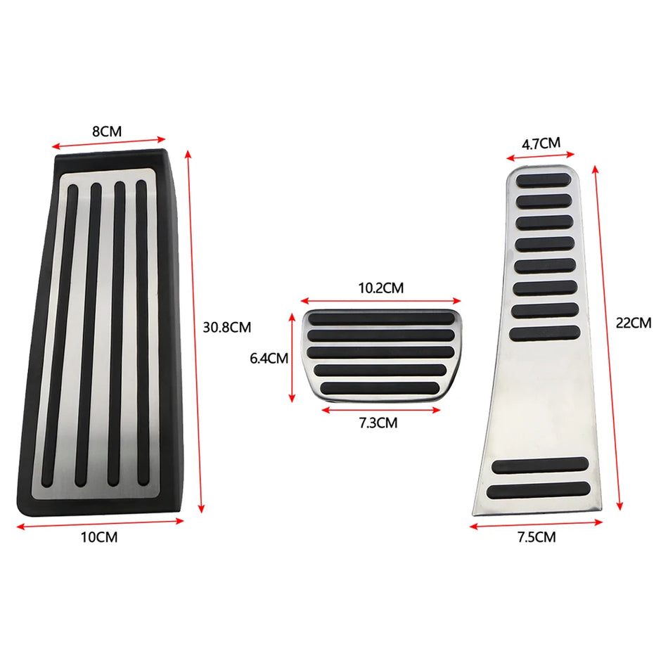Volvo XC90 Stainless Steel Pedal Covers for Gas and Brake