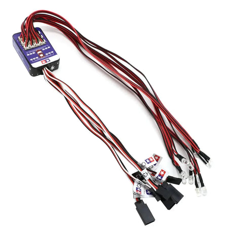 Simulation Flash Light 12 LED Lighting Kit Steering Brake for 1/10 Scale Models RC Car Yokomo Tamiya HSP HPI AXIAL RC4WD TRX by InterCyprus Trading Ltd