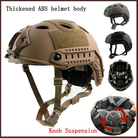 BOOIU Airsoft Tactical Helmet &ndash; Thickened ABS Shell