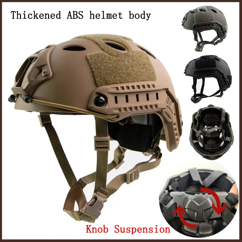 BOOIU Airsoft Tactical Helmet &ndash; Thickened ABS Shell
