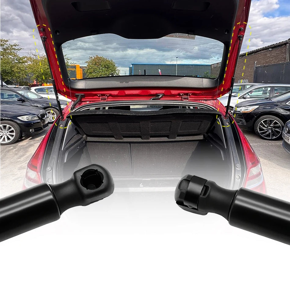 Galinių durų dujų spyruoklių pakėlimo strypai, patvari plieno konstrukcija, 2 vnt. Hyundai i30 FD hečbekui