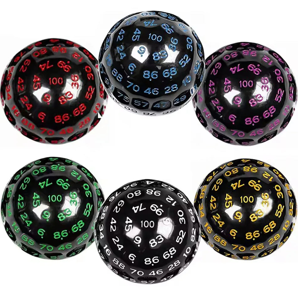100 Sided Dice Large D100 Polyhedral Ball for RPG Tabletop Games