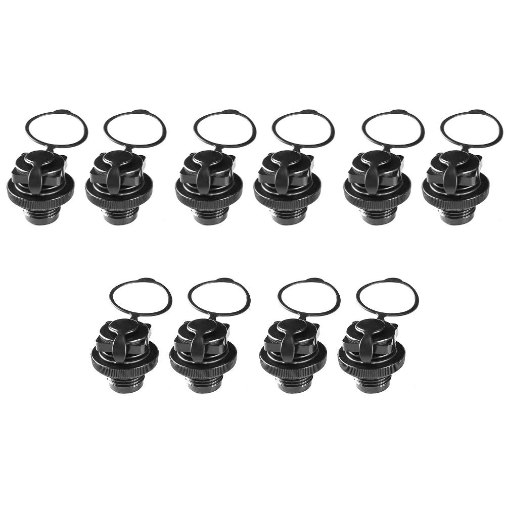 10-80P Air Valve Nozzle Caps for Inflatable Boat Kayak Raft Mattress Airbed Inflatable Pump Adapter for SUP Board mattress valve 10PCS / CN (Origin)