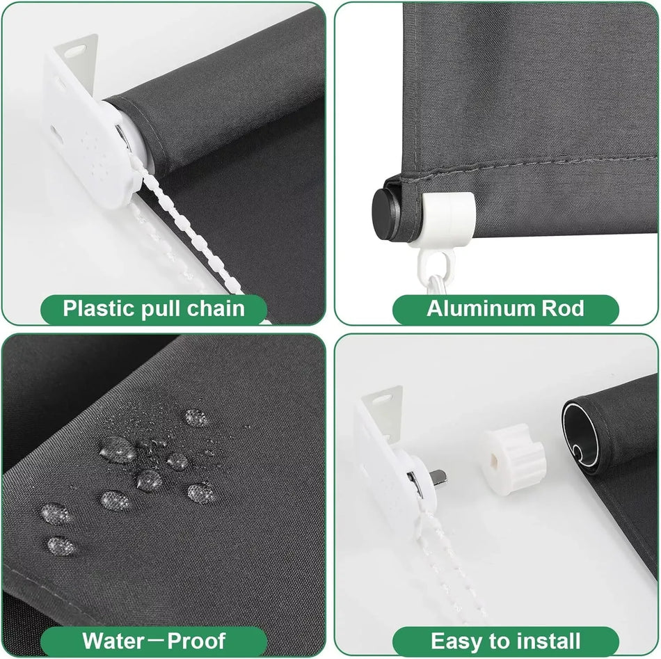 100 Procentowe Rolety Zaciemniające Ochrona UV Termiczne