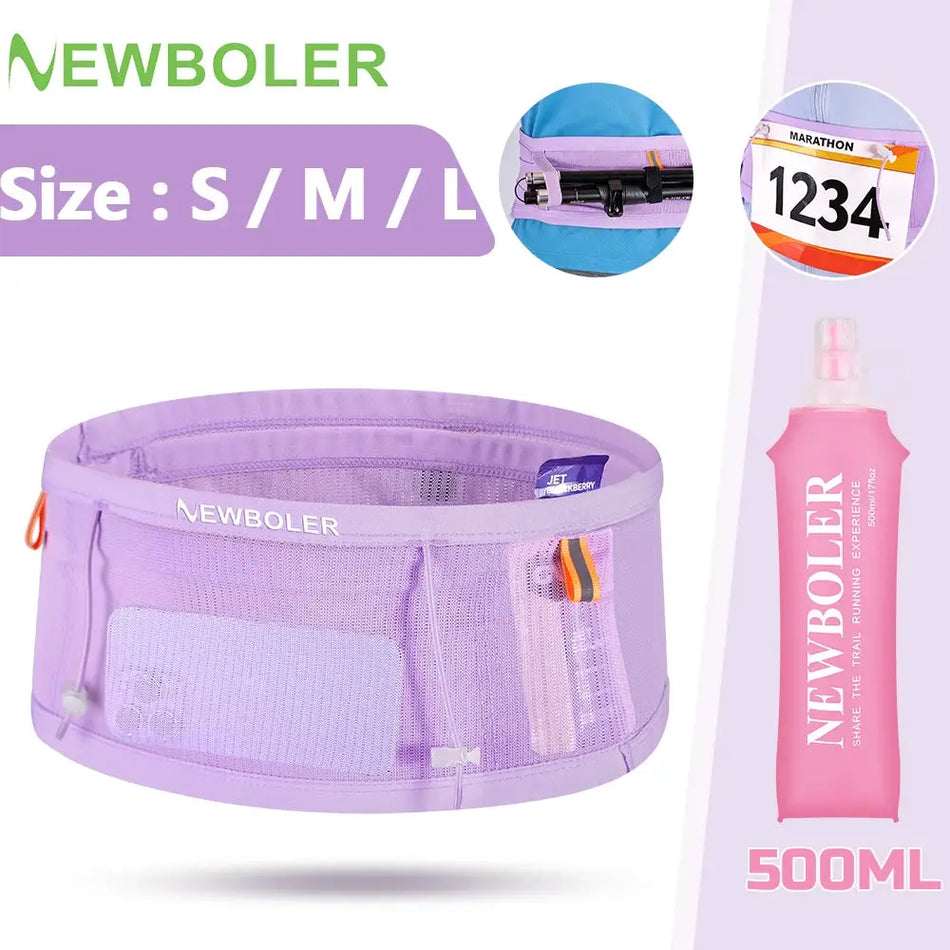 Elastic Sports Waist Bag For Running Made Of Polyester With Phone Pouch by InterCyprus Trading Ltd
