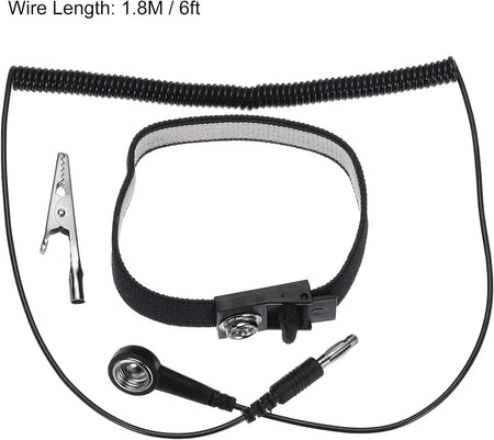 Anti-Static Wrist Strap Grounding 2 Pack &ndash; Adjustable Fit