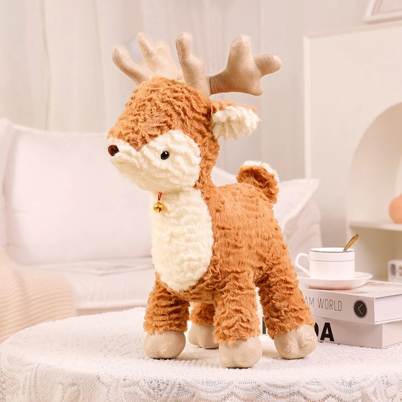 Kawaii Christmas Tree &amp; Elk Plush Dolls elk / 40cm