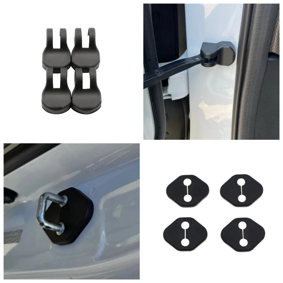 Coperture per serrature delle porte per Honda HRV, 4 pezzi di protettori per rivestimenti delle porte in ABS neri, resistenti ai graffi