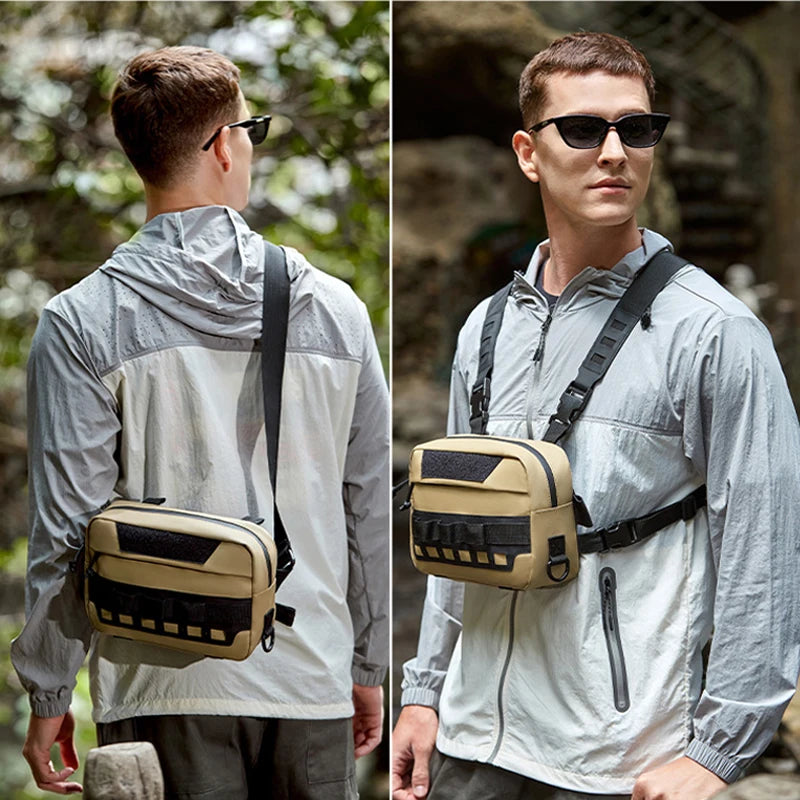 Outdoor Climbing Vest Bag Tactical Chest Rig &ndash; Laser Molle