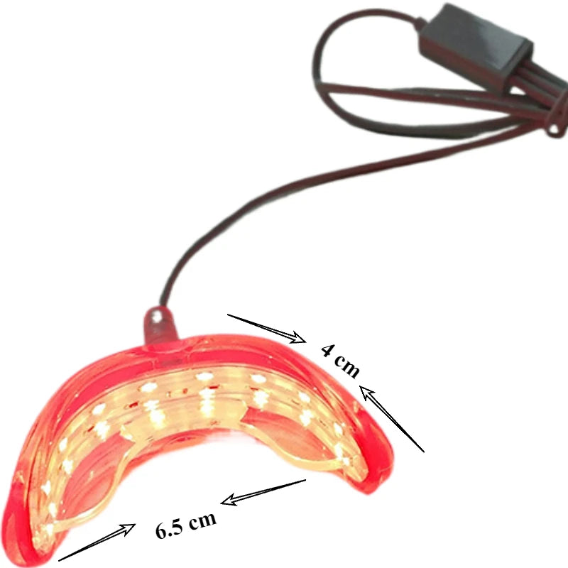Rödljusbehandlingsapparat för munsår LED