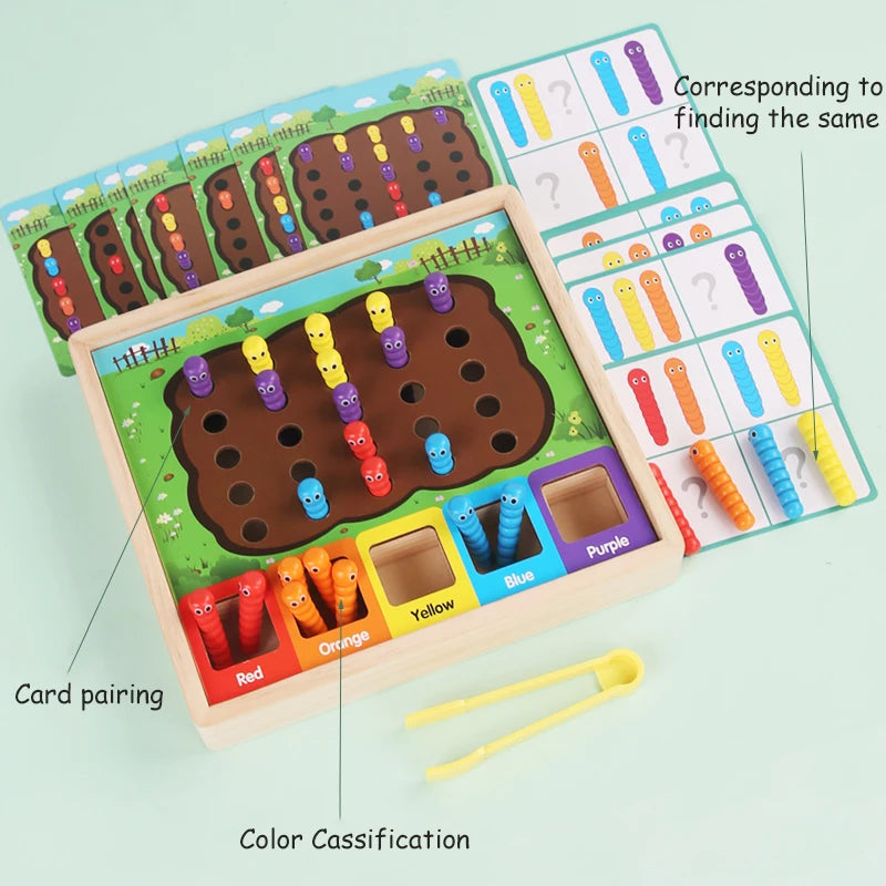 Wooden Bee Game &ndash; Montessori Fine Motor Skills Toy Pro