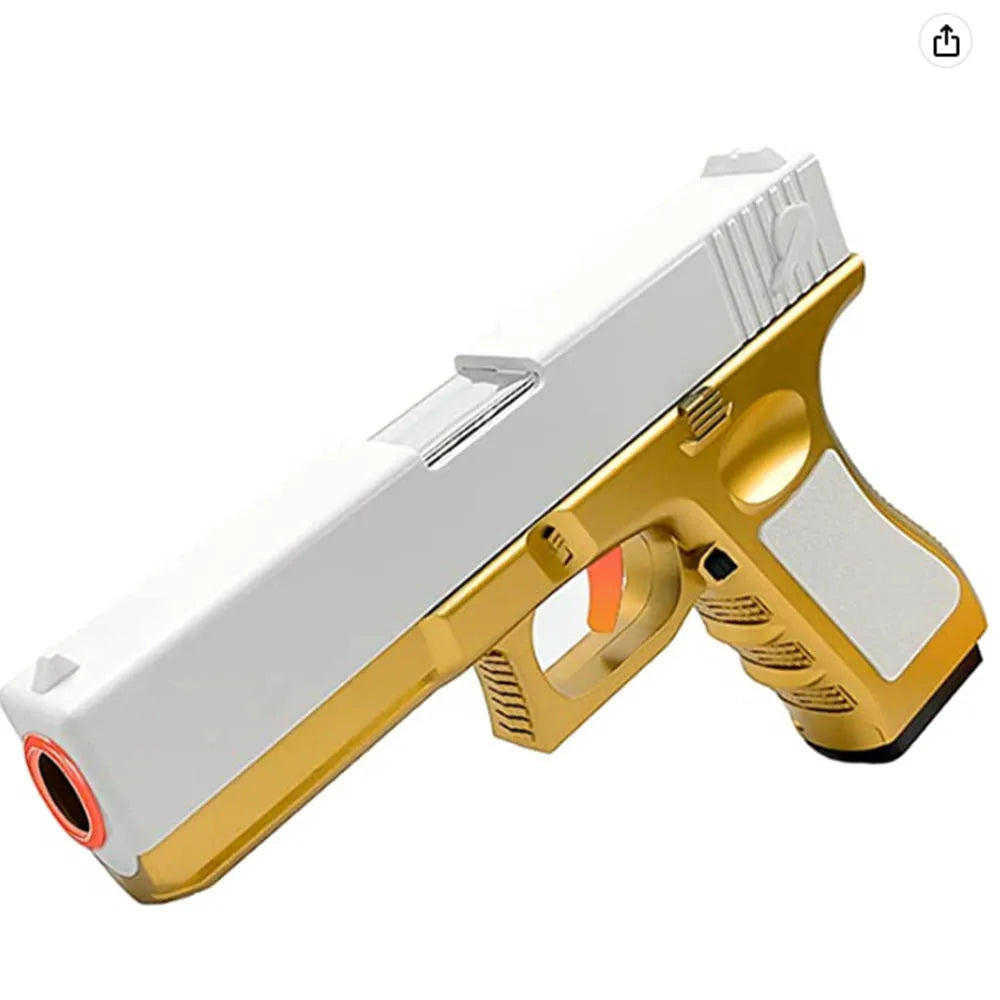 Shell Ejecting Glock Toy Gun Gold
