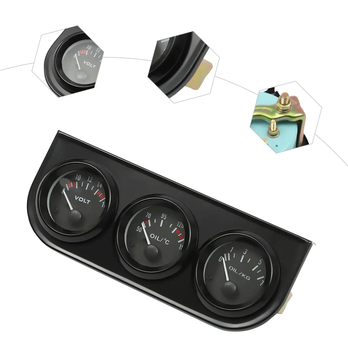 Car Temperature Gauge with LED Backlight &ndash; High Accuracy