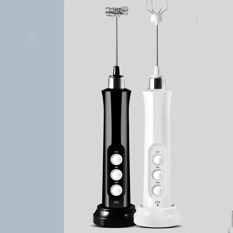 3 In 1 Portable Electric Milk Frother Handheld Drink Mixer