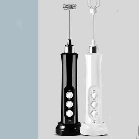 3 In 1 Portable Electric Milk Frother Handheld Drink Mixer