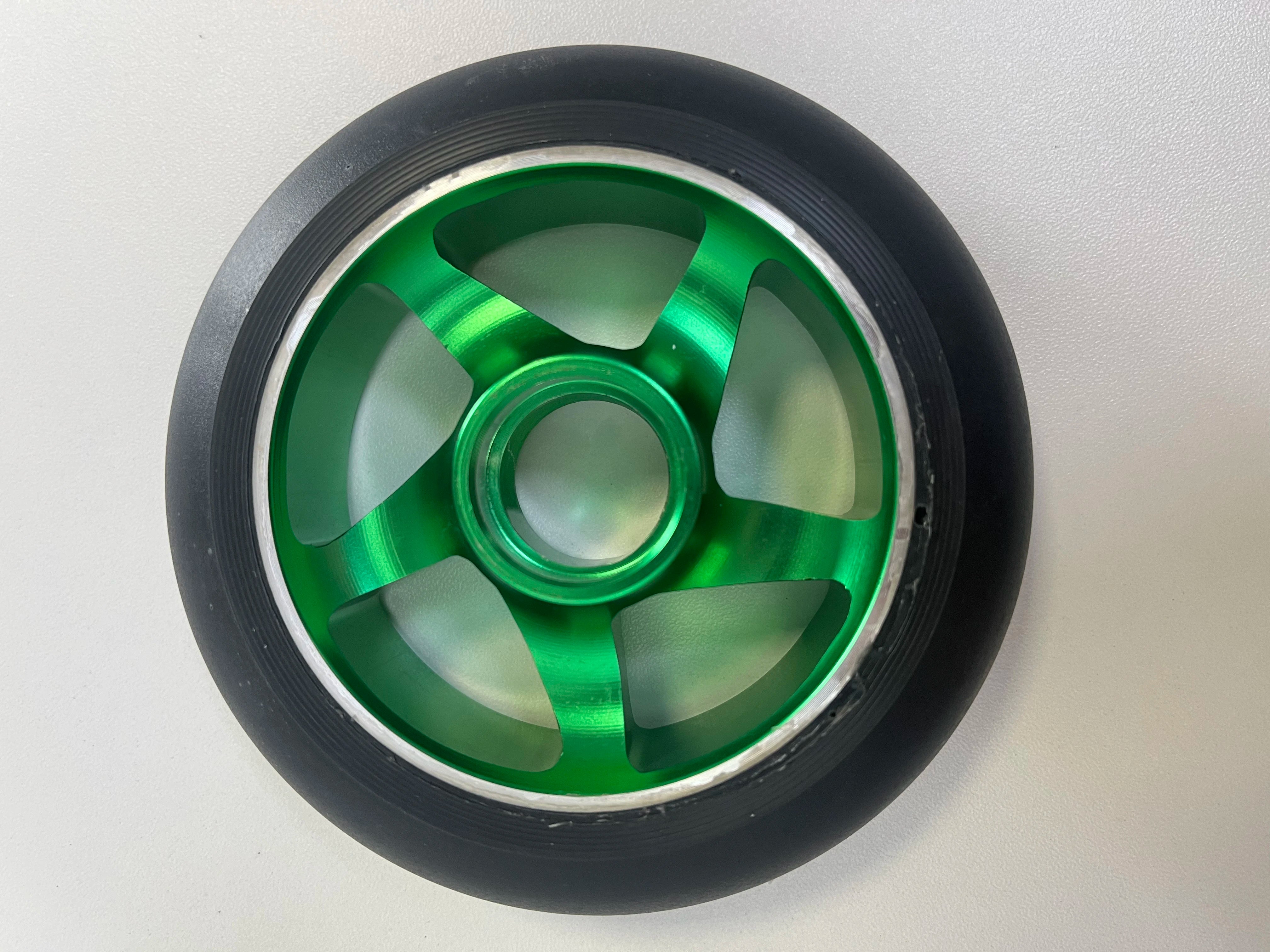 LHJ100 Skateboard Wheels &ndash; High Resilience and Silent Ride green