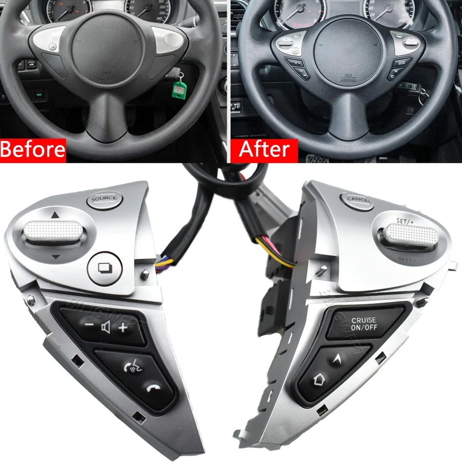 Lenkradsteuerungstaste für Nissan JUKE F15, 370Z, Pulsar, Sentra