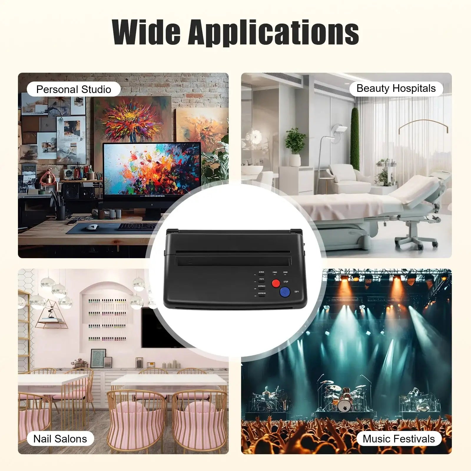 Tattoo Stencil Printer &ndash; Portable DIY Transfer Copier