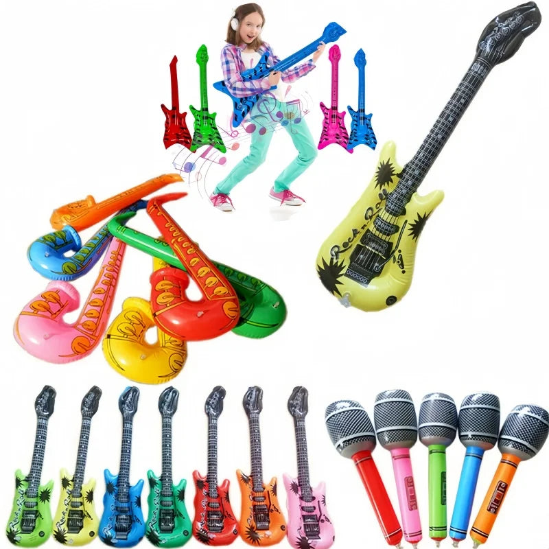 Inflatable Instruments Toy Music Balloons Set &ndash; Endless Fun for Kids Parties