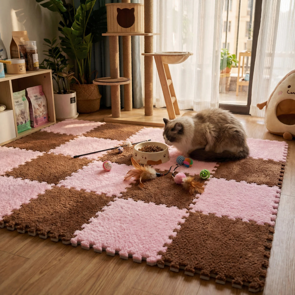 Weiche, ineinandergreifende Schaumstoff-Spielmatte für Babys 30x30cm Puzzle-Boden, CE-zertifiziert, Unisex
