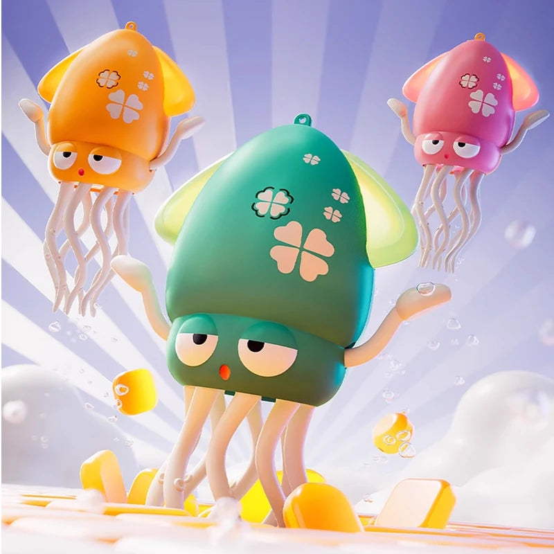 Rechargeable Dancing Octopus Toy for Kids with LED Lights, Music, and Obstacle Avoidance Sensor