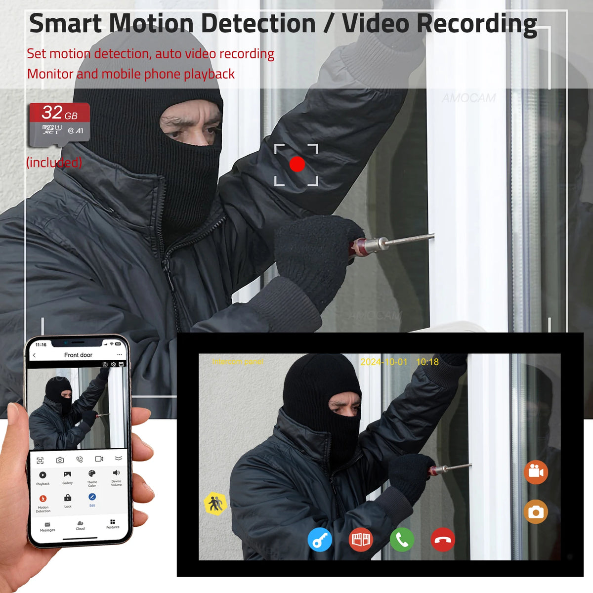 2 Wire Digital Video Intercom System &ndash; 1080P Doorbell