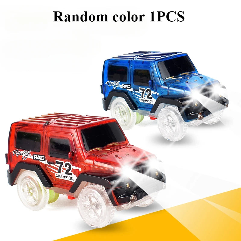 Mitty Kids Night Light Track Set &ndash; Easy Assembly Fun car random 1PCS