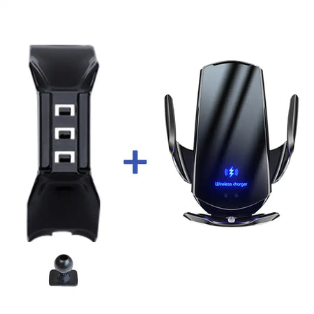 Mercedes GLB X247 Car Phone Holder Base Wireless Charging Base and holder 3