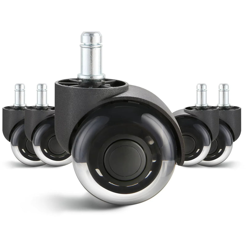 SucceBuy 2/3 Inch Chair Wheels 5 Pack &ndash; Floor Safe Caster
