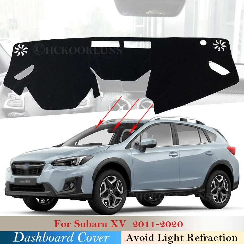 Sluneční Clona Na Palubní Desku S Ochranným UV Štítem Pro Subaru XV Dashmat