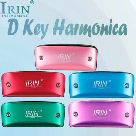 IRIN 7 Hole Blues Harmonica D Key &ndash; Beginner Friendly Harp