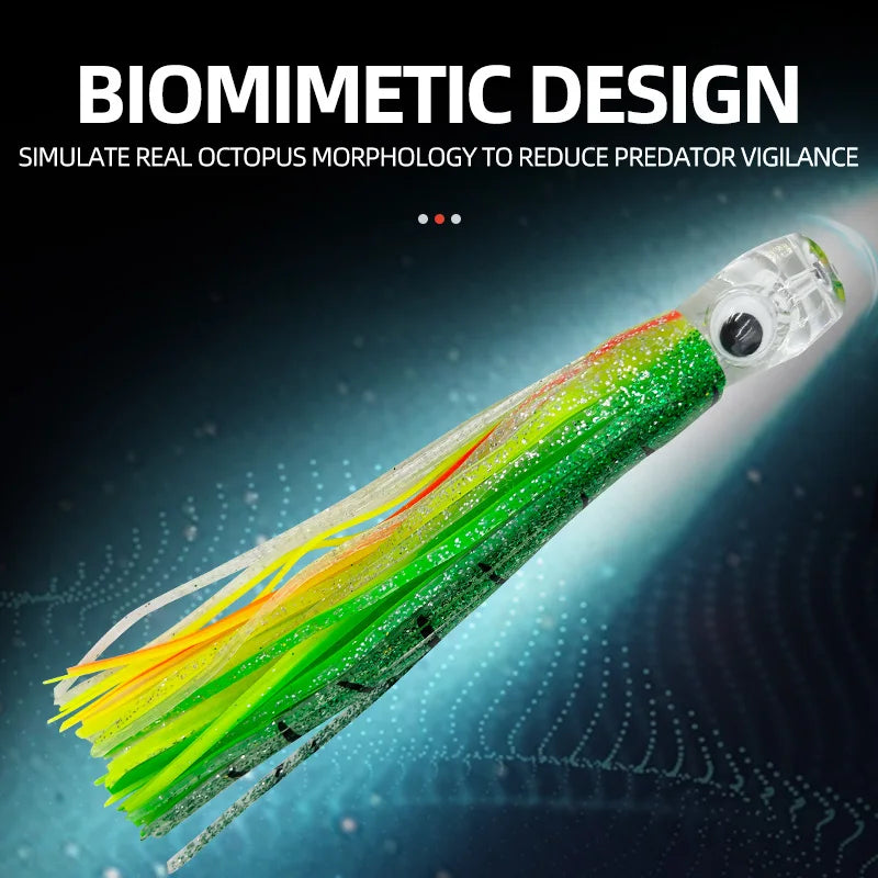 Premium Trolling Skirt Lures for Marlin, Tuna &amp; More - 16cm/25cm
