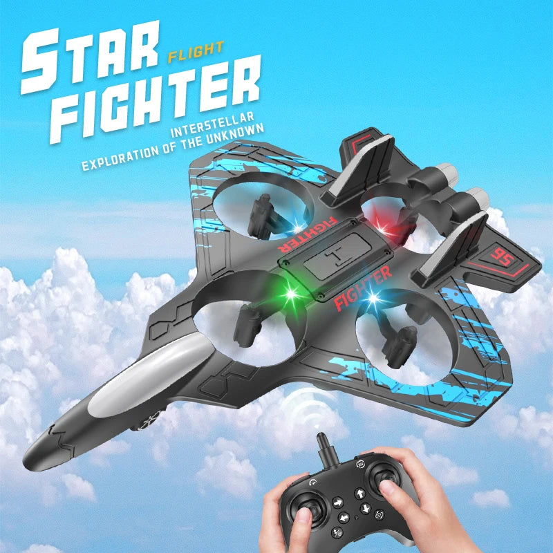 2.4G Remote Control Fighter Glider &ndash; Stunt Tumbling with LED Lights