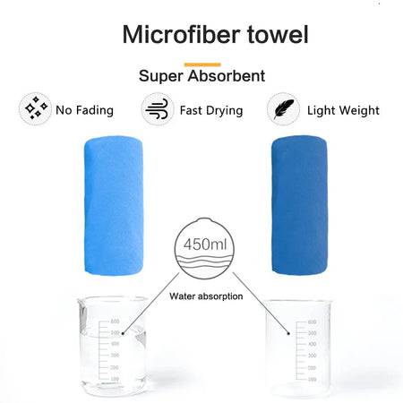 Quick-Drying Sports Towel - Fast Dry, Super Absorbent, Lightweight