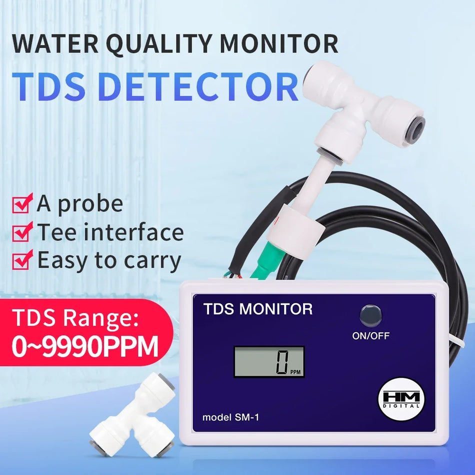 SM1 Single TRM1 Triple TDS Meter &ndash; Backlit LCD Display
