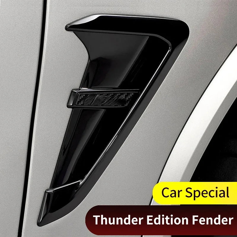 Naklejka emblematowa na błotnik dla BMW X3 X4 G01 G02 G08 pasuje do 2019-2021, dekoracja z ABS w kształcie 3D żeberek rekina